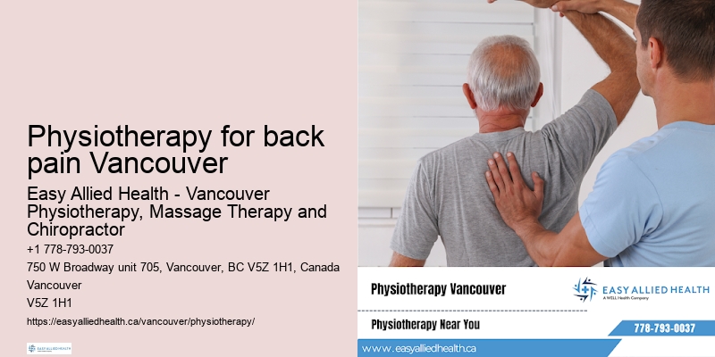 Physiotherapy massage Physiotherapy for back pain Vancouver
