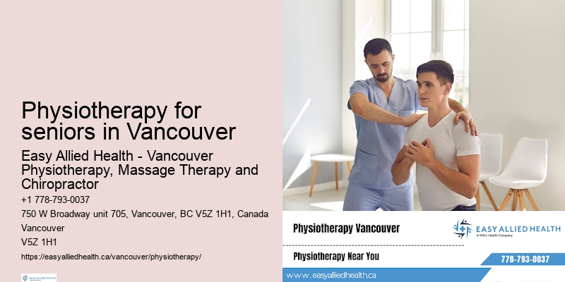 Physiotherapy exercises Physiotherapy for seniors in Vancouver
