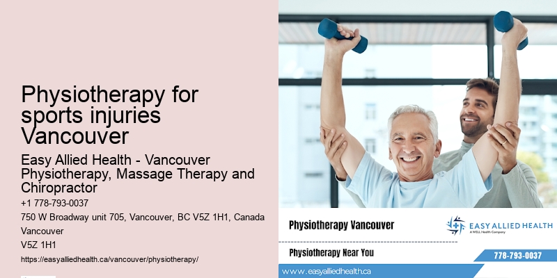 Cutting-edge physiotherapy technology Physiotherapy for sports injuries Vancouver