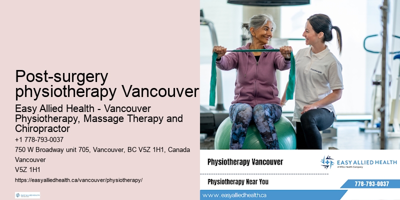 Post-surgery physiotherapy Vancouver physiotherapy clinic