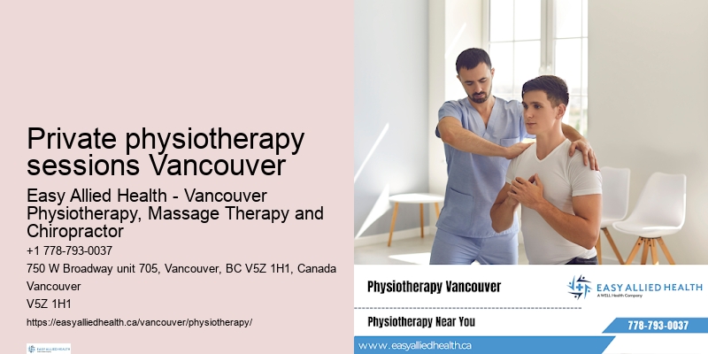 Comprehensive physiotherapy services in Private physiotherapy sessions Vancouver