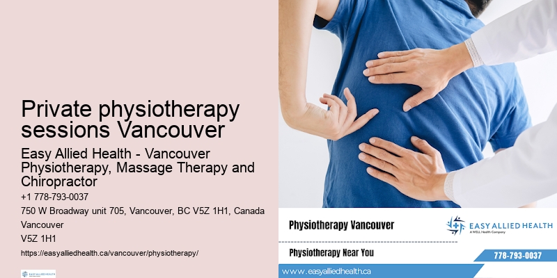 Experienced physiotherapists in Private physiotherapy sessions Vancouver