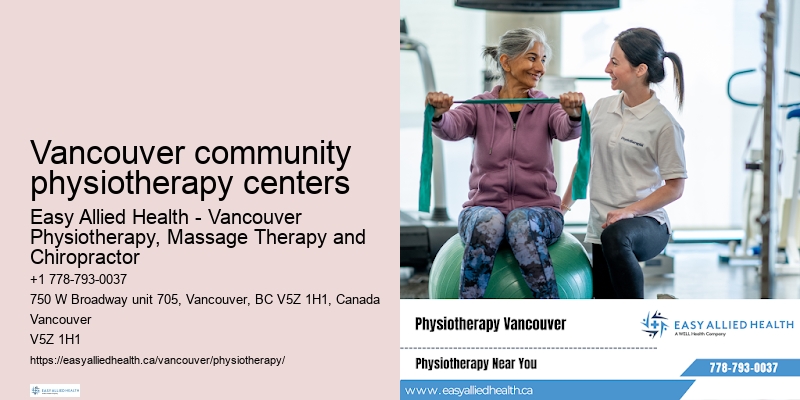 Vancouver community physiotherapy centers sports injury physiotherapy