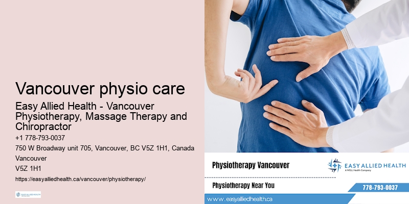 Vancouver physio care's trusted rehabilitation services