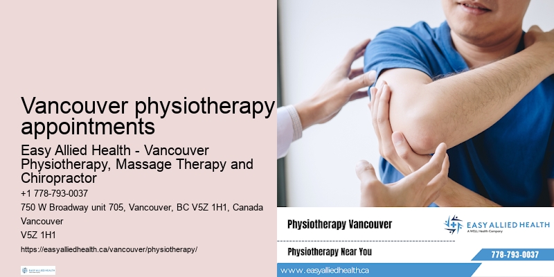 Vancouver physiotherapy appointments physiotherapy for joint pain