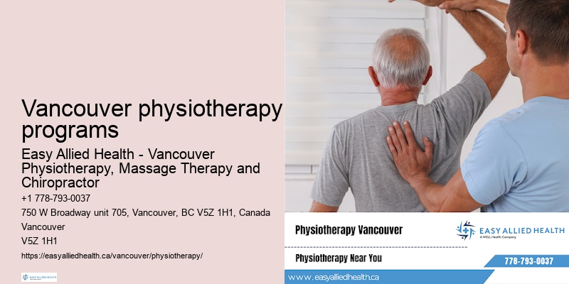 Vancouver physiotherapy programs physiotherapy for back pain