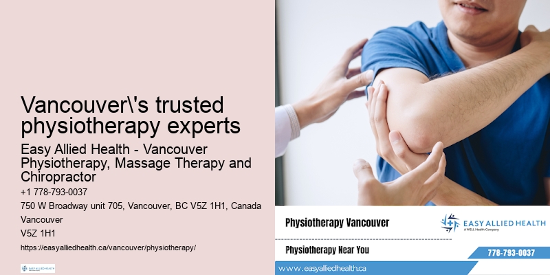 Physiotherapy treatments Vancouver's trusted physiotherapy experts