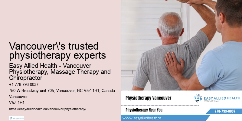 Convenient online physiotherapy booking Vancouver's trusted physiotherapy experts