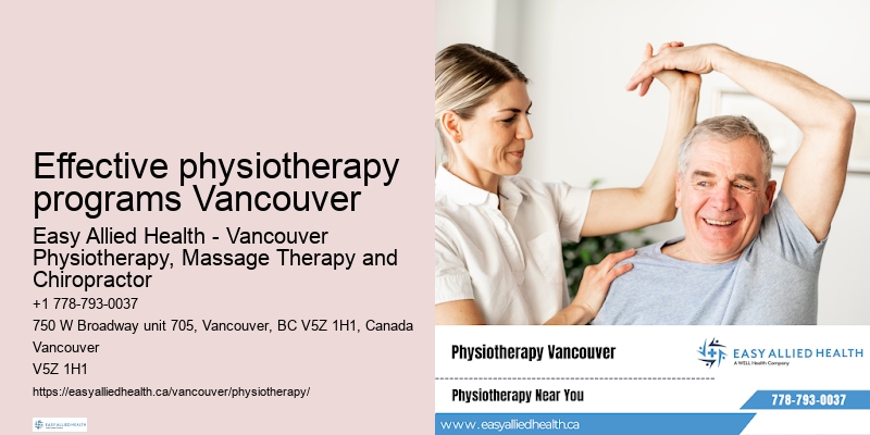Effective physiotherapy programs Vancouver