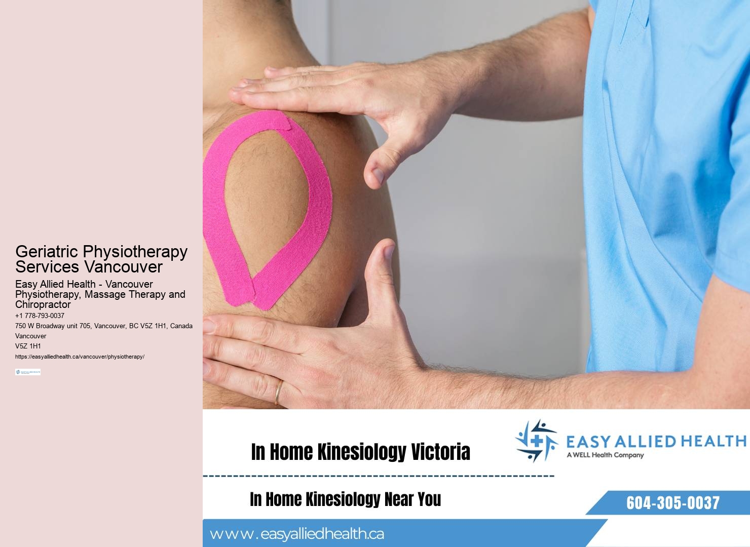Physiotherapy for chronic conditions Vancouver