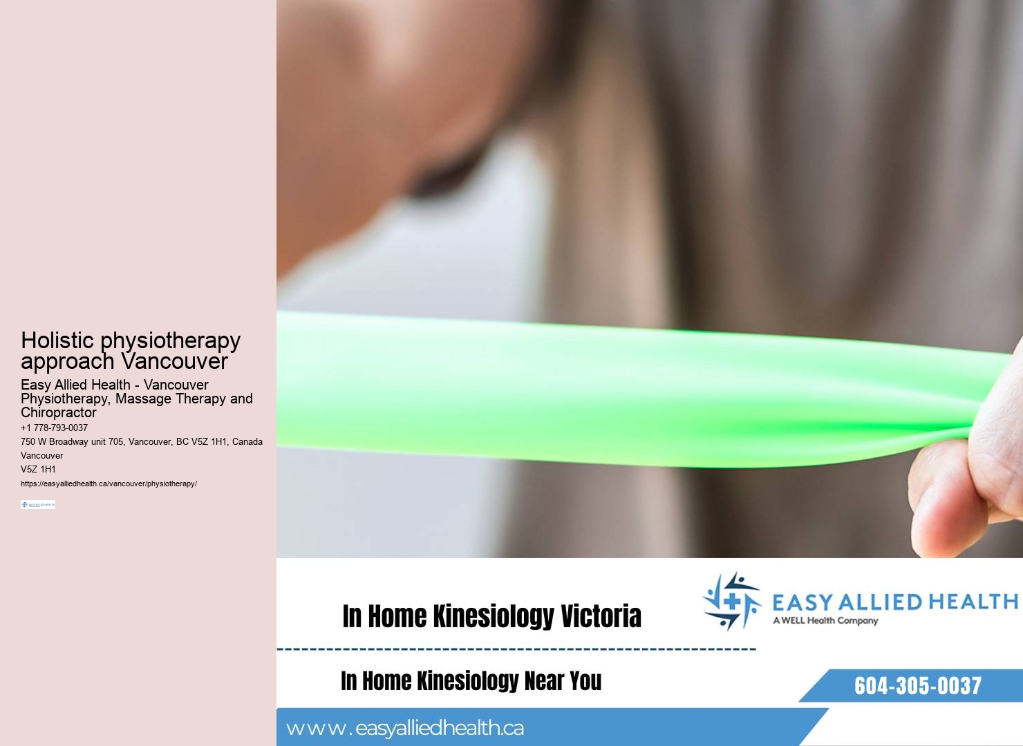 Vancouver physiotherapy for sports teams