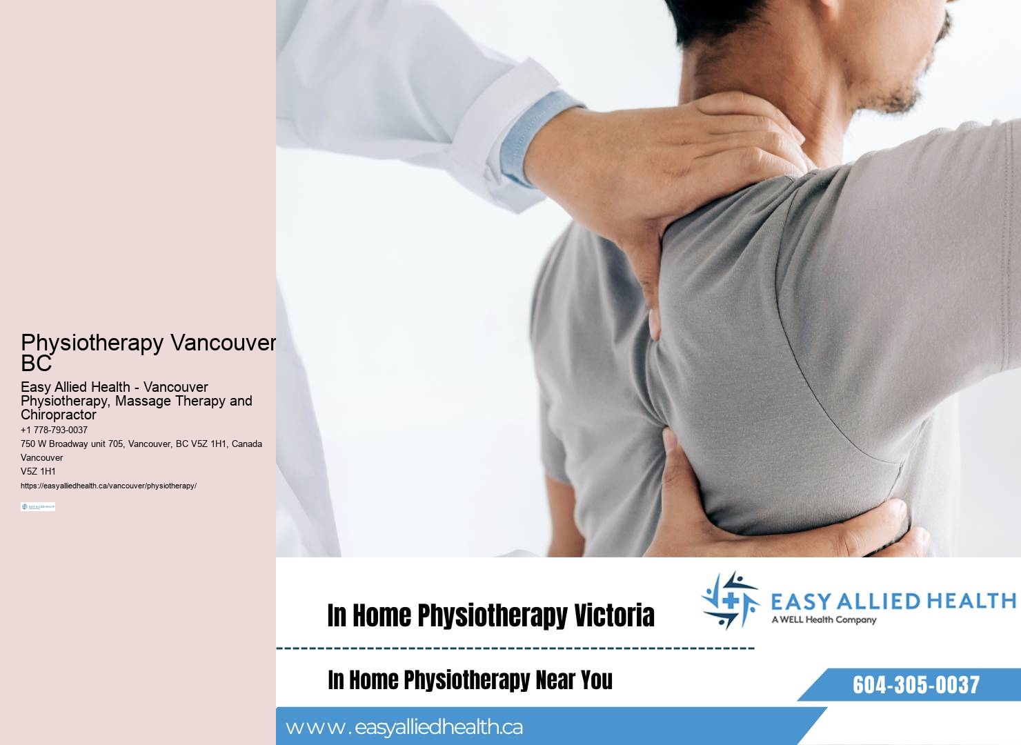 Physiotherapy for workplace wellness programs Vancouver