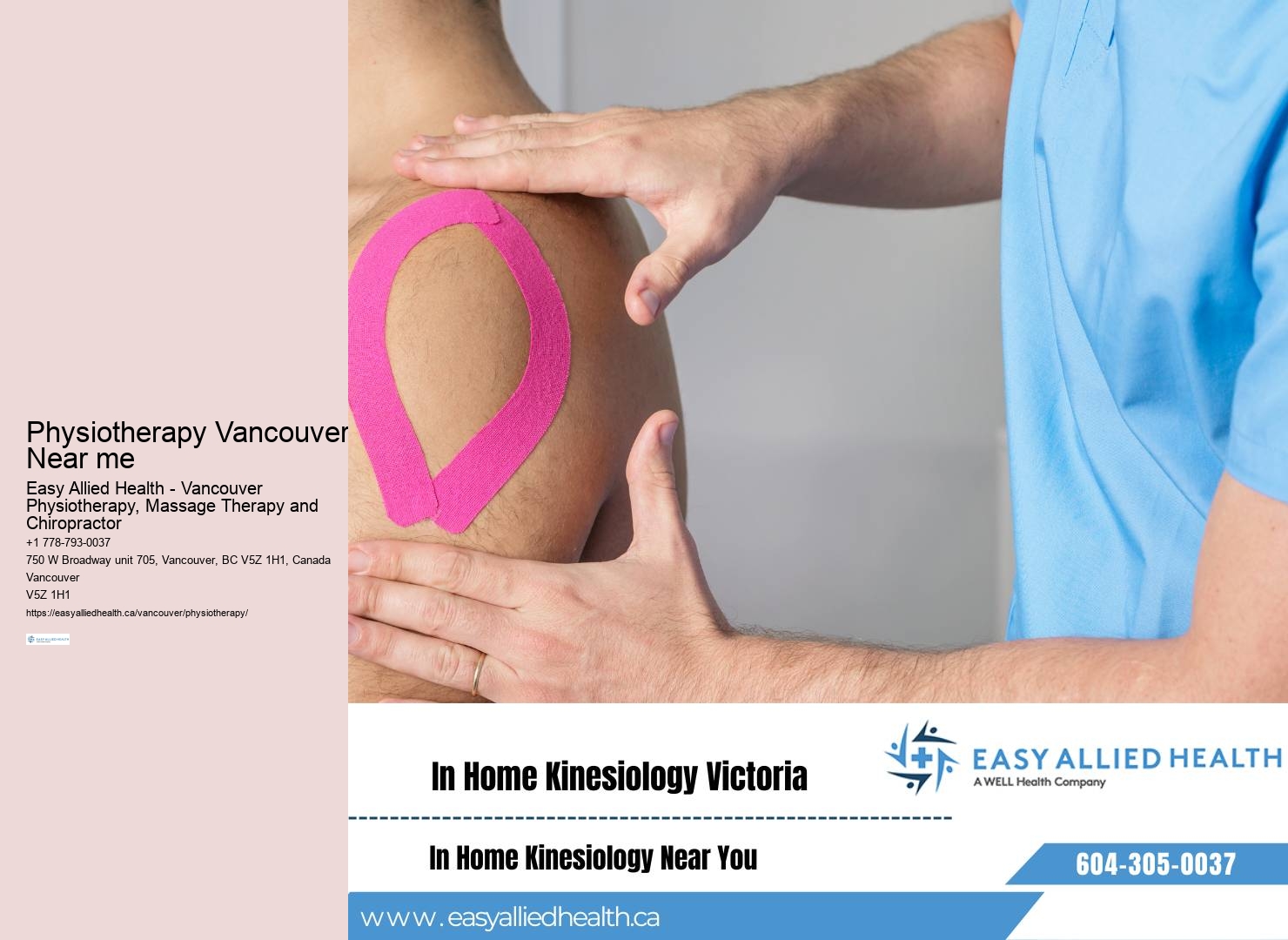 Convenient Physiotherapy Vancouver Downtown