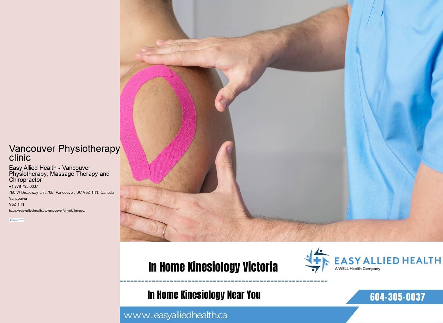 Workplace injury physiotherapy Vancouver