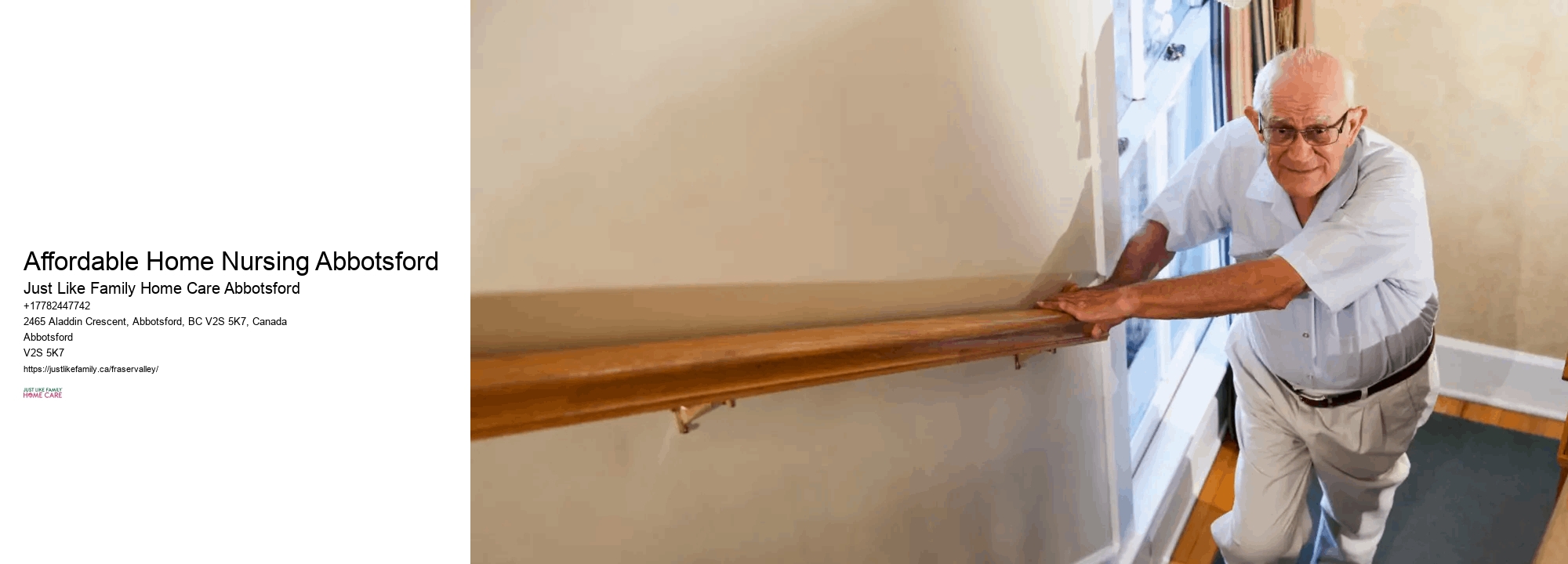 In-Home Rehabilitation Affordable Home Nursing Abbotsford
