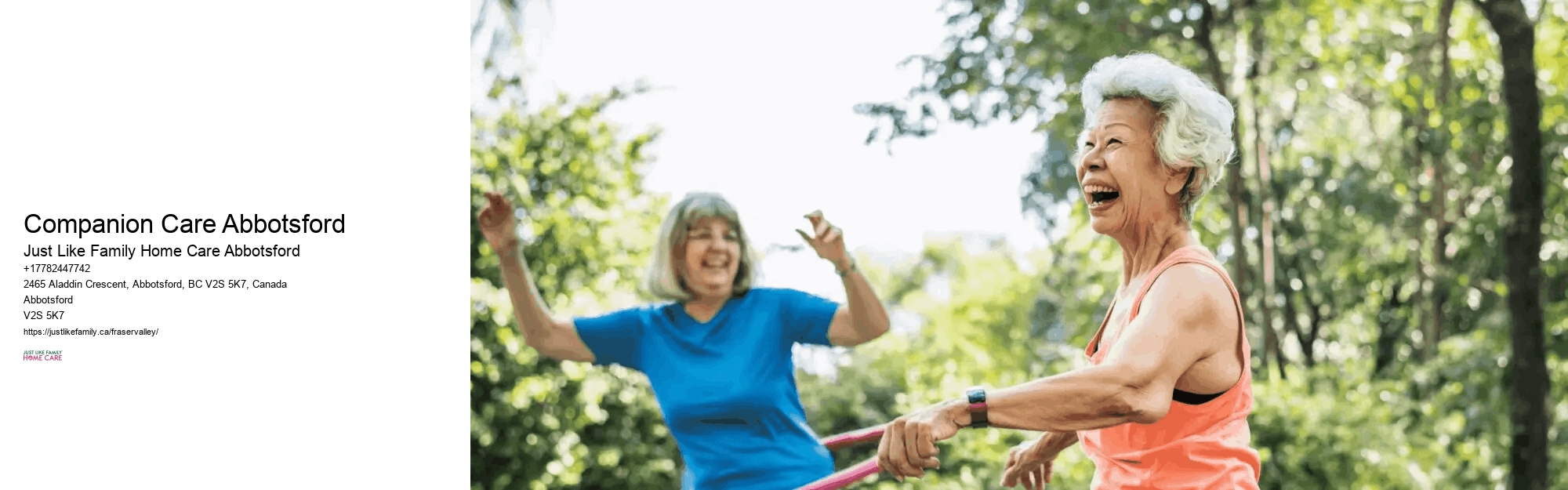 Home Care for Terminally Ill Companion Care Abbotsford