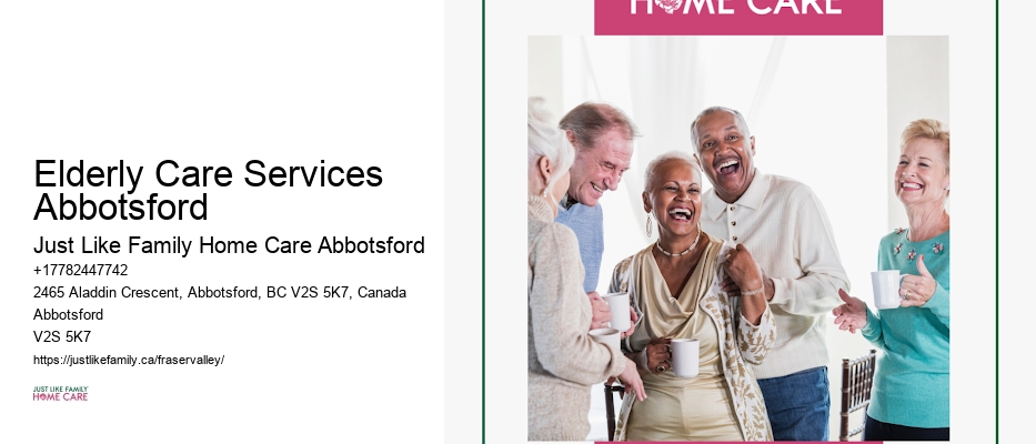 Family Caregiver Support Elderly Care Services Abbotsford