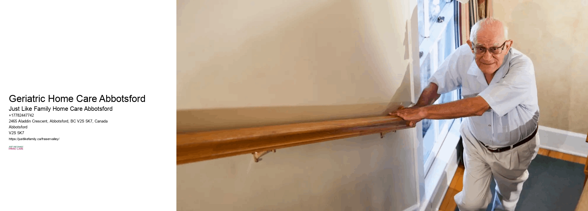 Live-In Caregivers Geriatric Home Care Abbotsford