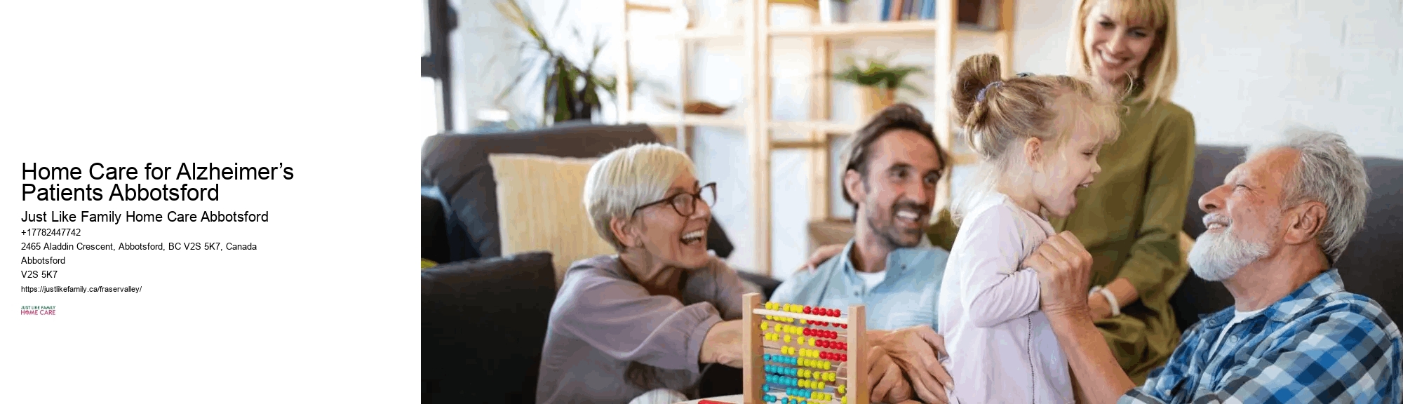 Respite Care for Seniors Home Care for Alzheimer’s Patients Abbotsford