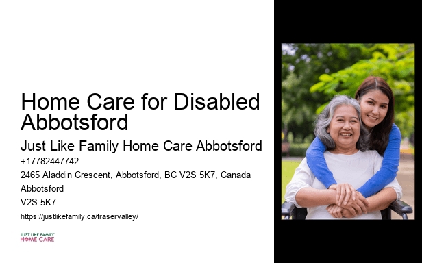 Home Support for Aging Adults Home Care for Disabled Abbotsford