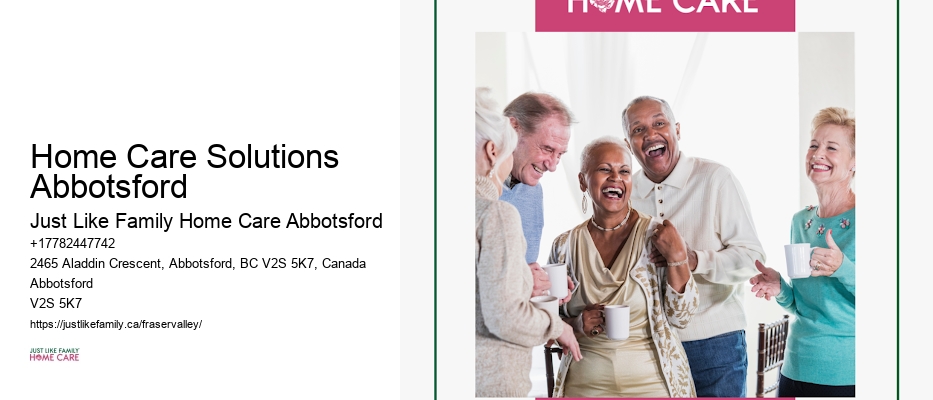 Customized Care for Seniors Home Care Solutions Abbotsford