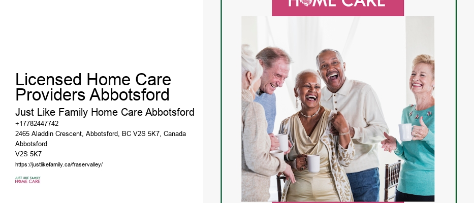 Social Support Services Licensed Home Care Providers Abbotsford