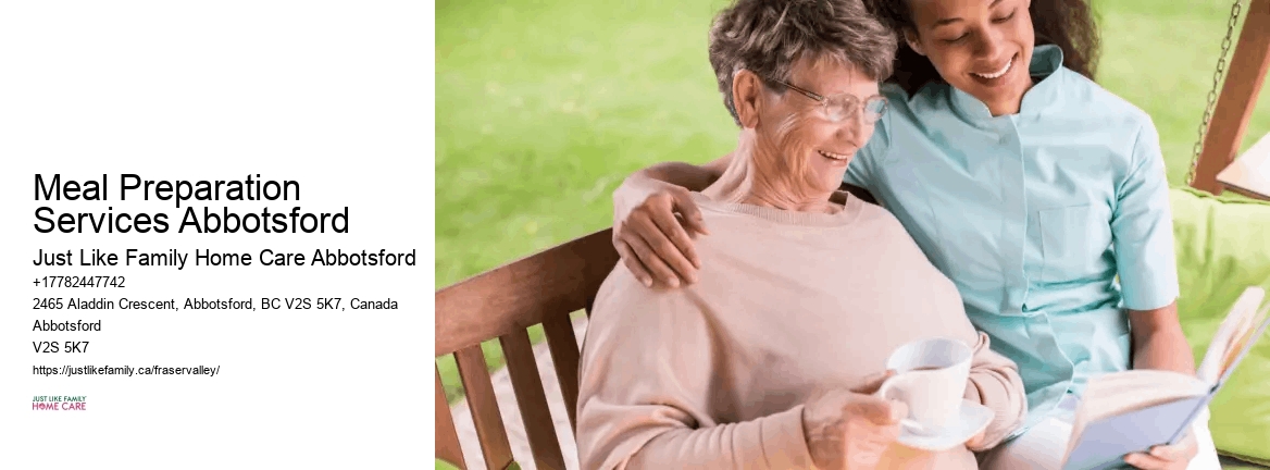 Home Health Services for Seniors Meal Preparation Services Abbotsford