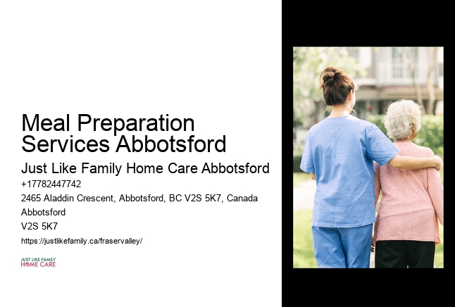 Emotional Support for Seniors Meal Preparation Services Abbotsford