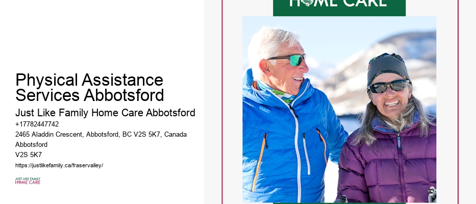 Physical Assistance Services Abbotsford Home Health Services