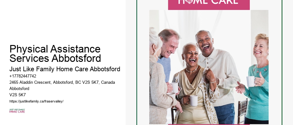 Housekeeping Services Physical Assistance Services Abbotsford