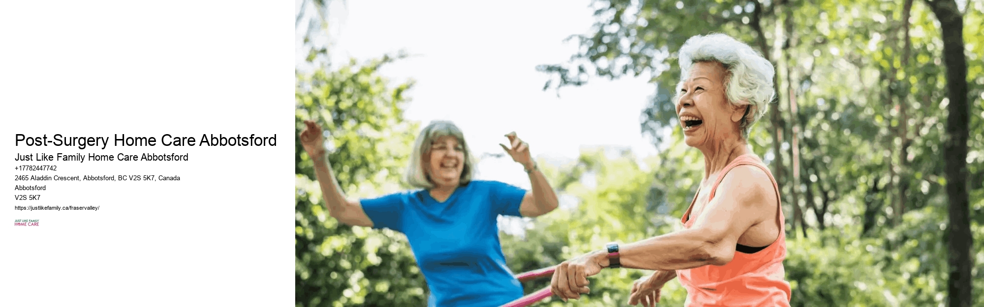 Patient Advocacy Services Post-Surgery Home Care Abbotsford