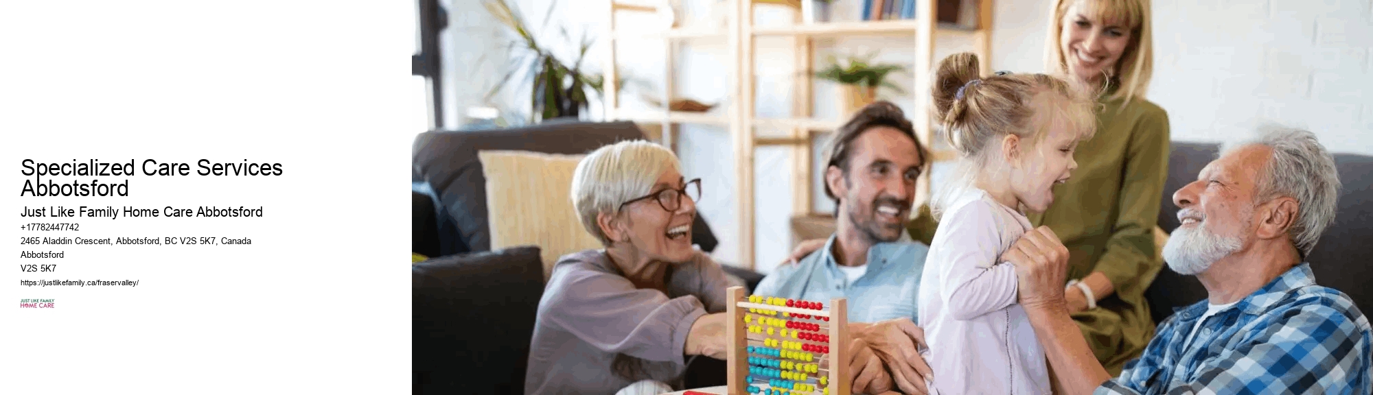 In-Home Care Specialized Care Services Abbotsford
