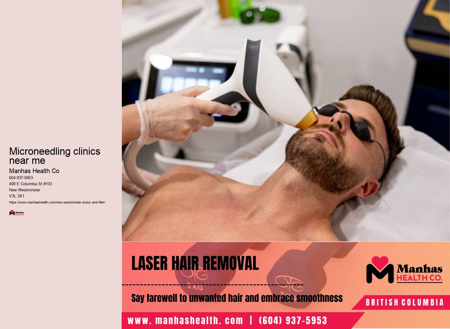 New Westminster Botox for forehead wrinkles
