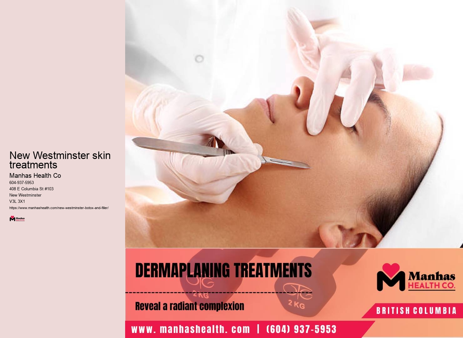 Botox for forehead wrinkles New Westminster