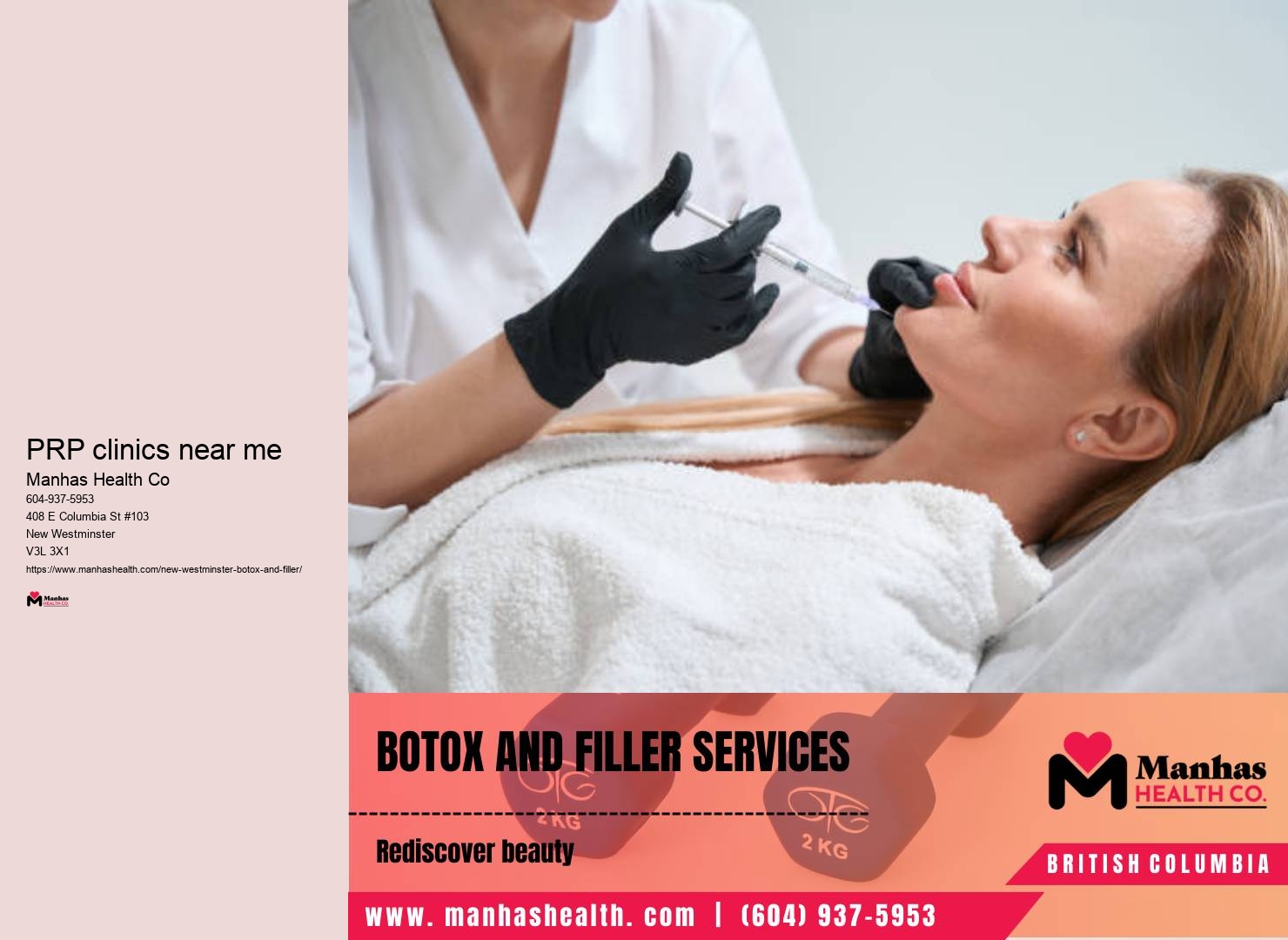 New Westminster aesthetic injectables