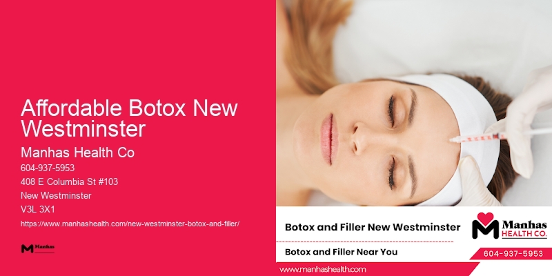 Botox therapy options Affordable Botox New Westminster