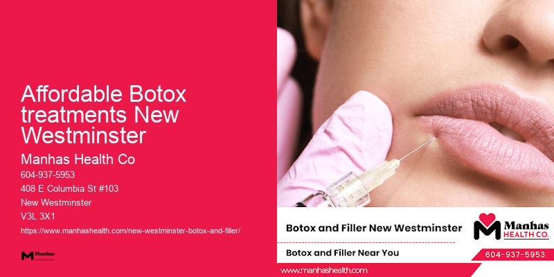 Botox facial sculpting Affordable Botox treatments New Westminster