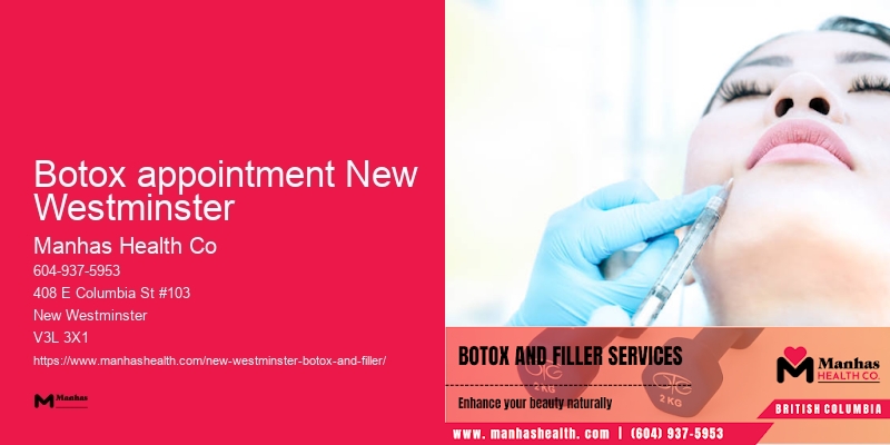 Botox for dynamic wrinkles Botox appointment New Westminster