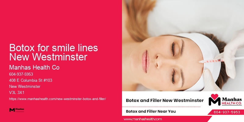 Botox for crow’s feet wrinkles Botox for smile lines New Westminster