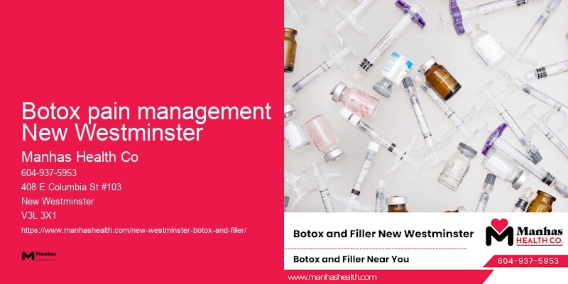 Botox clinics with certified staff Botox pain management New Westminster