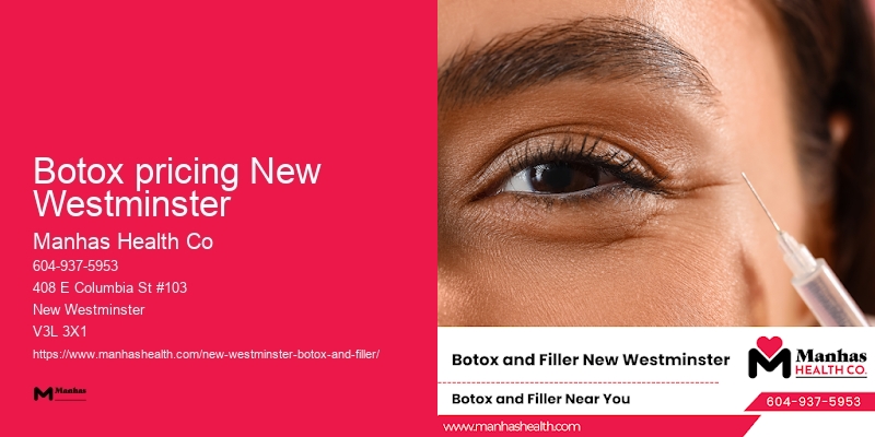 Best Botox deals Botox pricing New Westminster