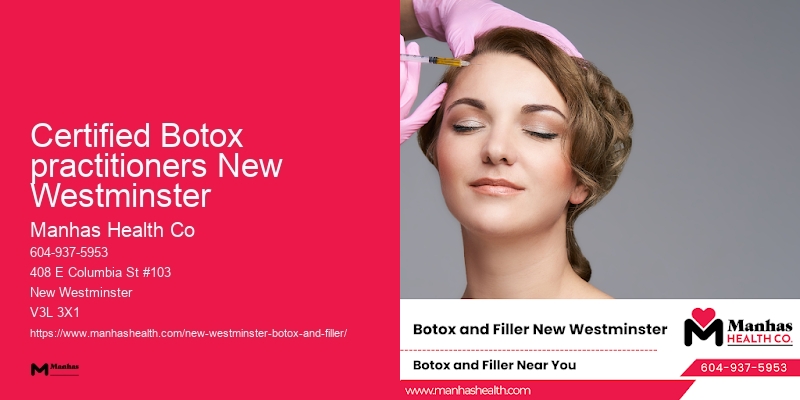 Botox injection clinics Certified Botox practitioners New Westminster