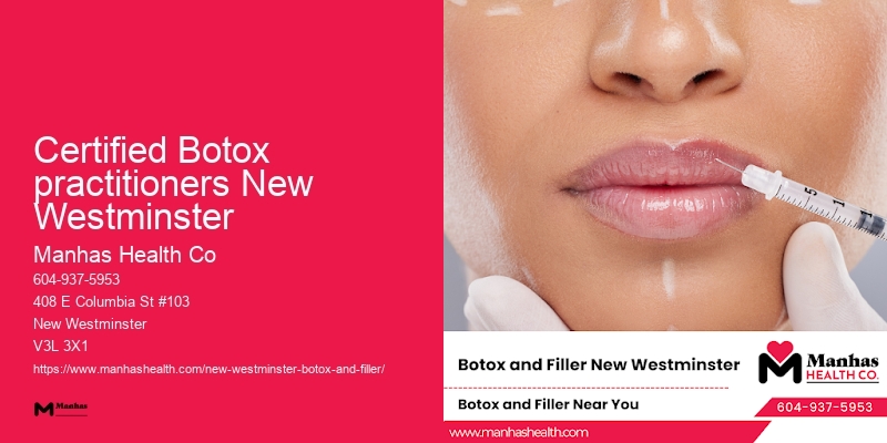 Botox for overactive muscles Certified Botox practitioners New Westminster