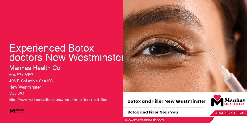 Botox for square jaw Experienced Botox doctors New Westminster