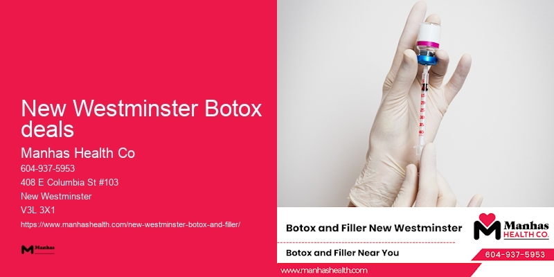 Botox skincare New Westminster Botox deals
