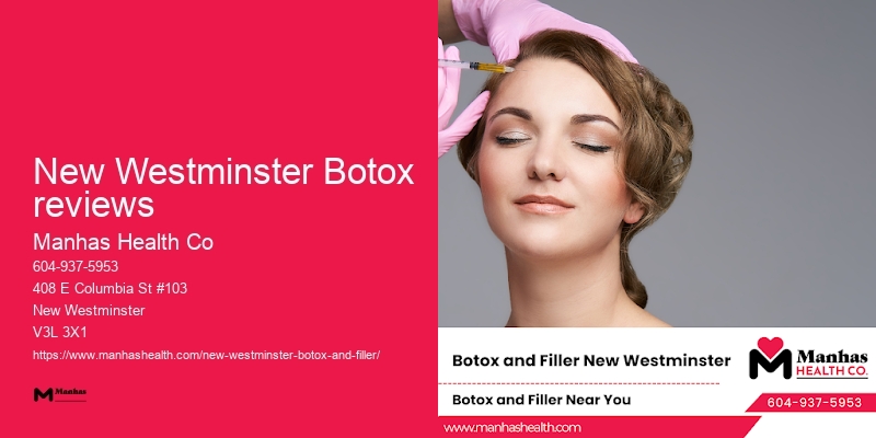 Botox and skincare New Westminster Botox reviews