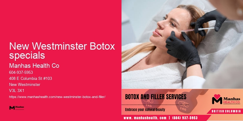 Botox for dynamic wrinkles New Westminster Botox specials