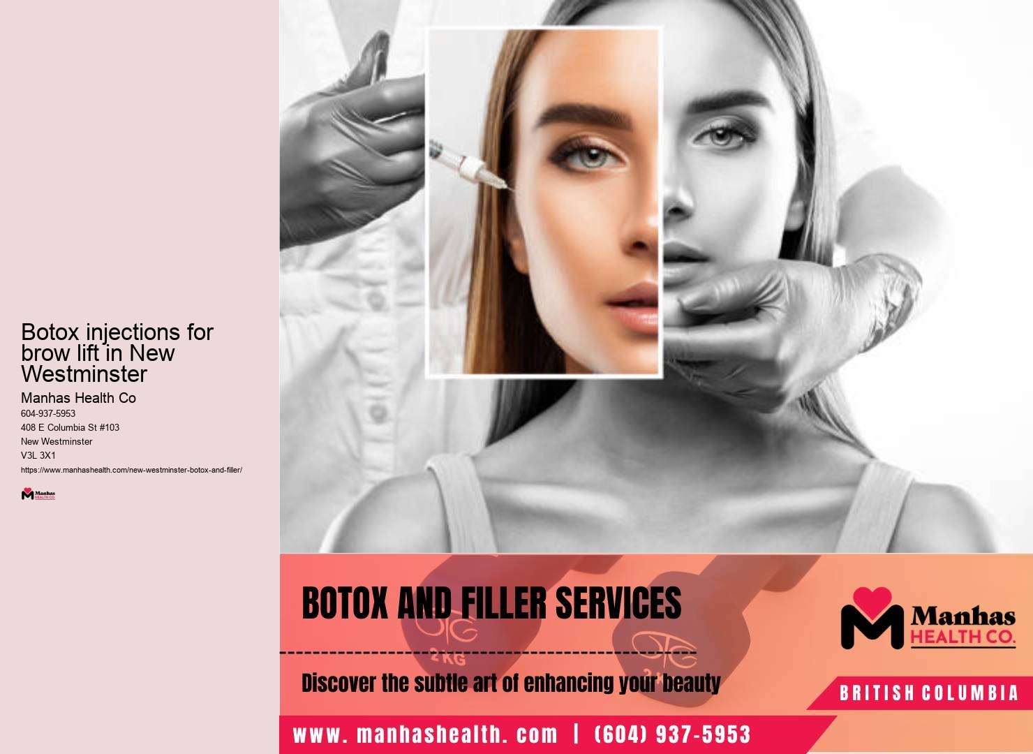 Premium Cosmetic Injections in New Westminster