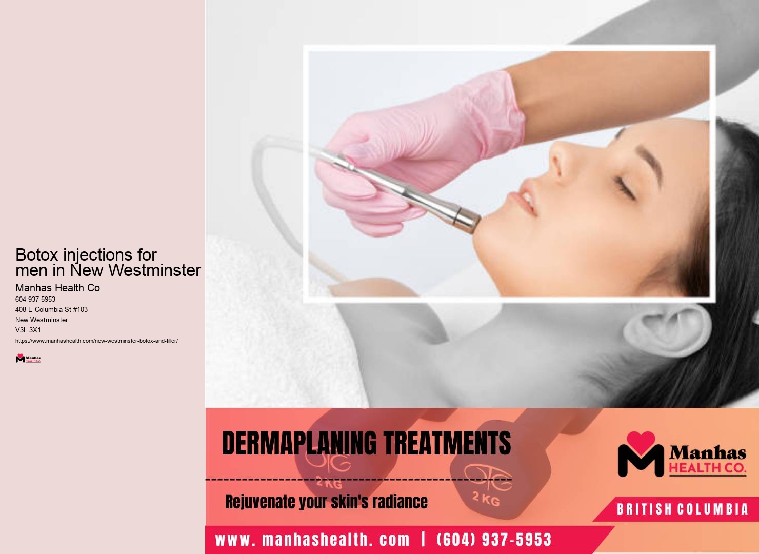 Expert facial rejuvenation treatments in New Westminster