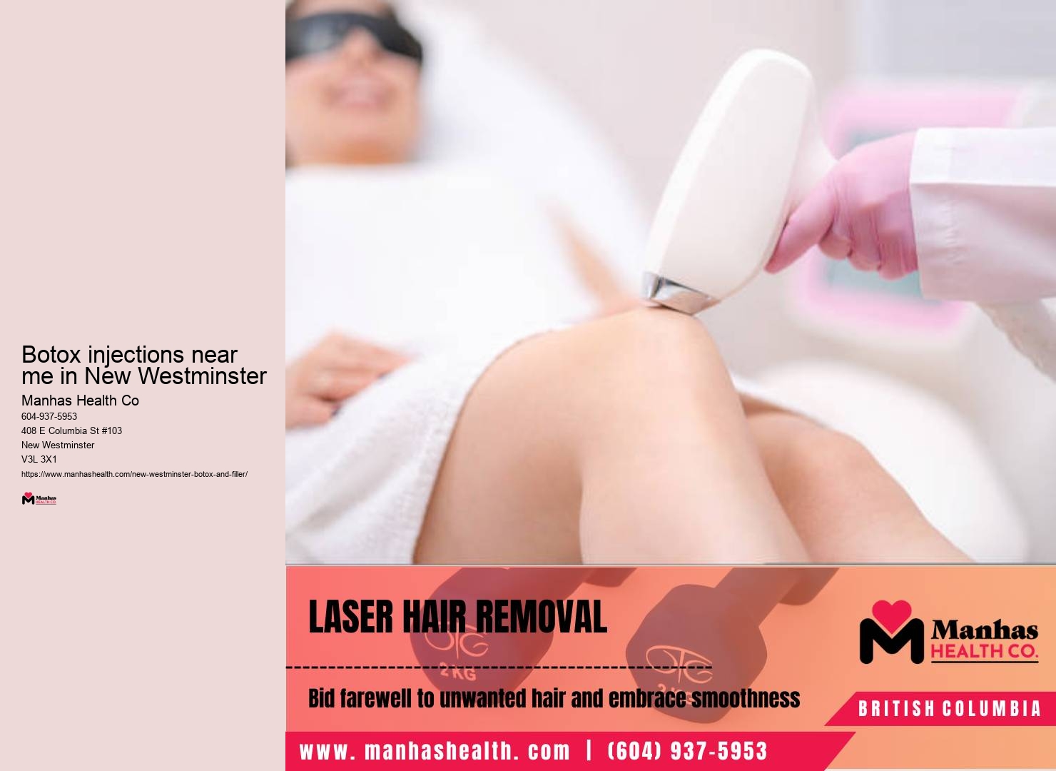 Rejuvenating Botox Treatments New Westminster